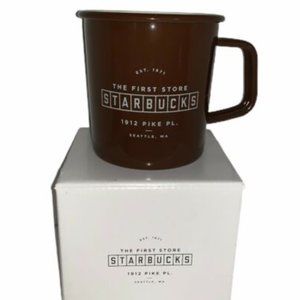 🆕Starbucks Coffee Pike Place Seattle Enamel Mug
